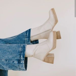 FREE PEOPLE - RUBY PLATFORM ANKLE BOOTS